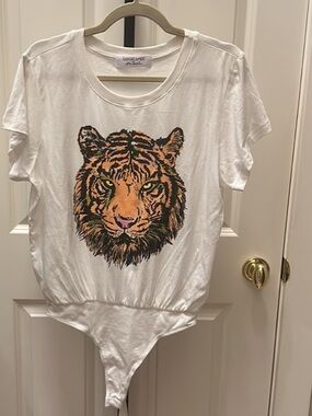 Daydreamer X Free People women’s Tiger Body Suit